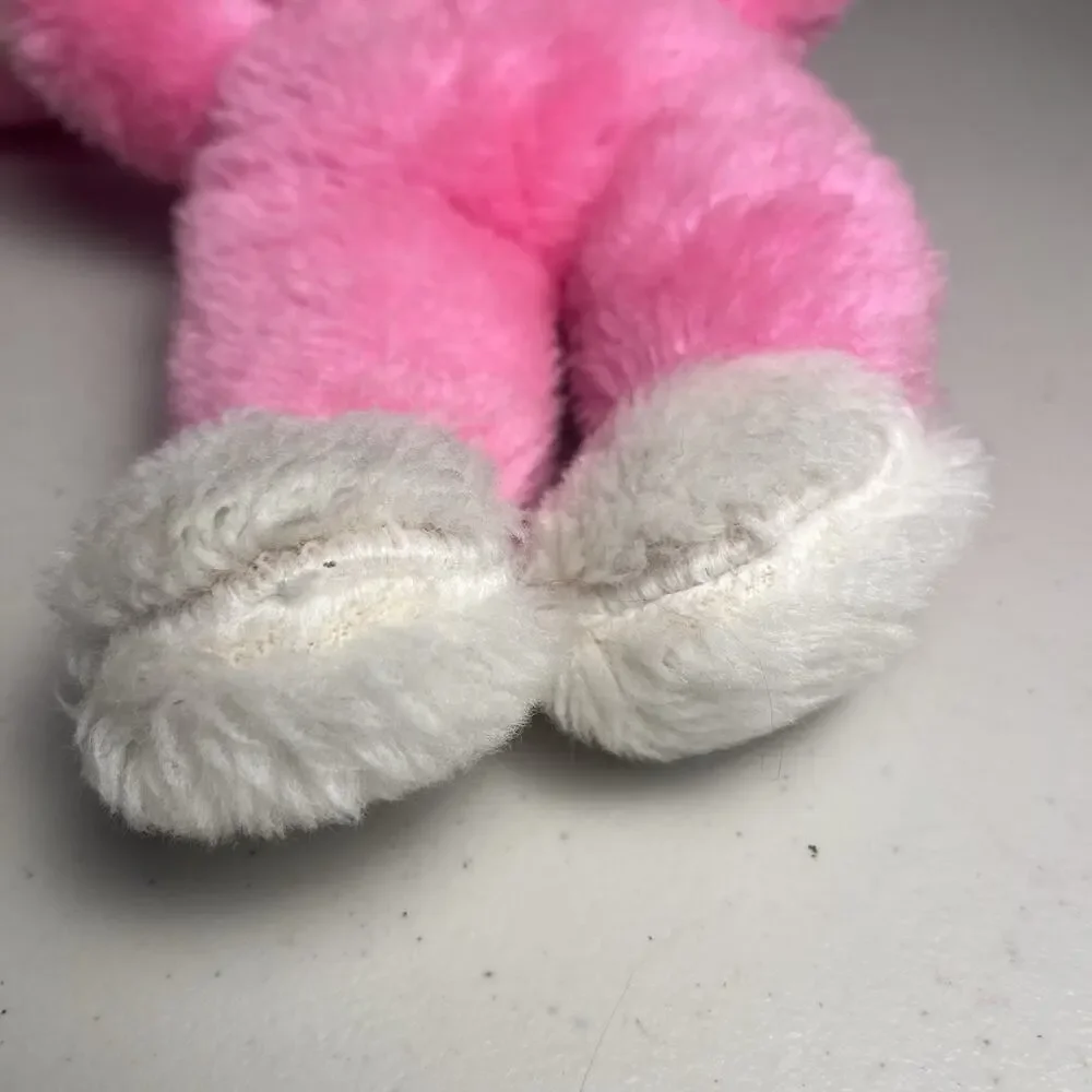 Vintage 1977 Russ Berrie Bon Bon Pink Thumb Sucker Plush Stuffed Animal 12